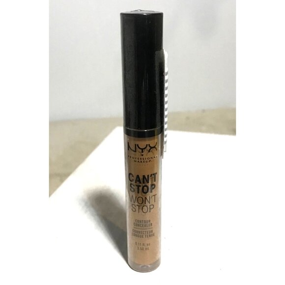 NYX Professional Makeup Cant Stop Wont Stop Contour Concealer 0.11 Fl Oz Golden - Picture 2 of 7
